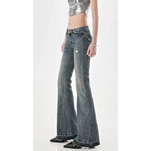 Load image into Gallery viewer, Low-waisted Flare Jeans
