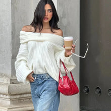 Load image into Gallery viewer, Off Shoulder sweater
